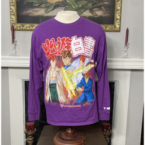 Hypland x Yu Yu Hakusho Kuwabara Purple T-Shirt Large